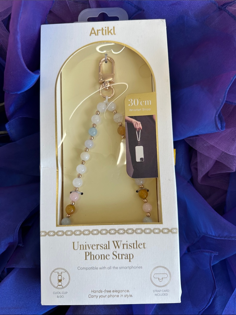 Artikl Beaded Universal Wristlet Phone Strap - Multicolor